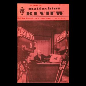 Mattachine Review. Vol. VII, No. 9, September 1961