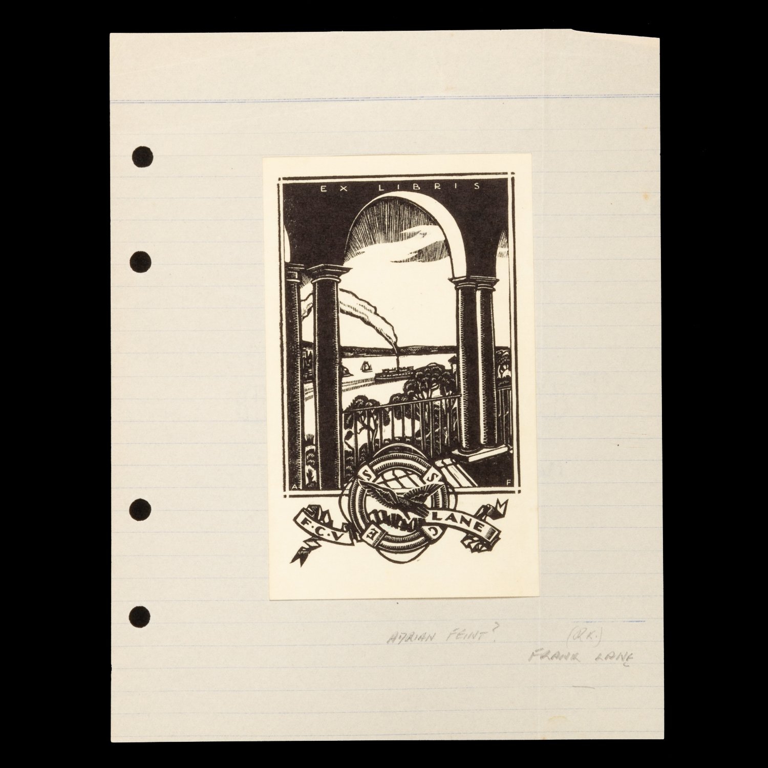 bookplate-f-c-v-lane-1931-douglas-stewart-fine-books