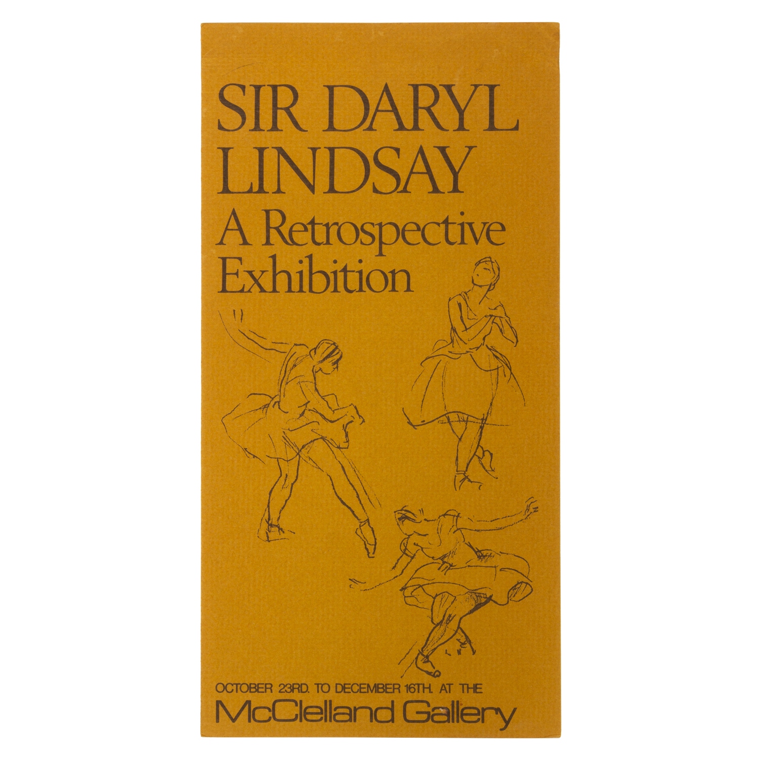 Sir Daryl Lindsay : a retrospective exhibition - Douglas Stewart Fine Books