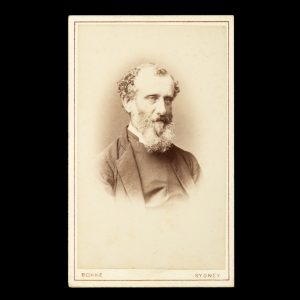 Studio portrait of Rev. H. A. Palmer, incumbent of Petersham, taken shortly before his death. Sydney, 1879.