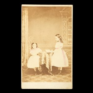 "Amy & Kathie". Launceston, Tasmania, late 1860s.