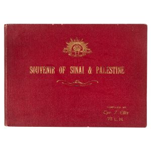 [PHOTOGRAPH ALBUM] Souvenir of Sinai & Palestine, compiled by Trooper J. Ellis, 7th Light Horse.