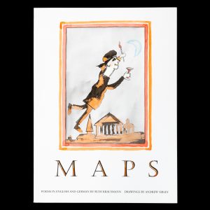  Maps. Drawings by Andrew Sibley (signed presentation copy, with original overpainting by the artist)