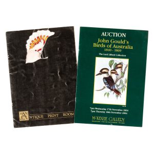 Auction. John Gould's Birds of Australia 1840 - 1869. The Lord Lilford Collection.