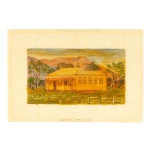 Public school, Werris Creek, Mt. Terrible in the distance.