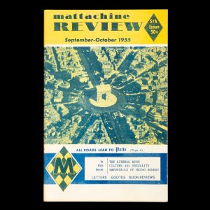 Mattachine Review. Vol. I, No. 5, September-October 1955