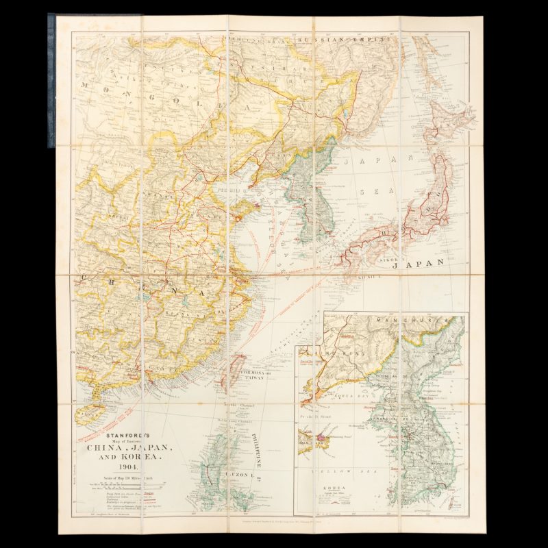 Stanford's map of Eastern China, Japan and Korea. 1904. - Douglas ...