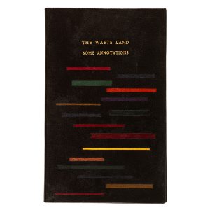 T. S. Eliot's The Waste Land : some annotations. A Lecture delivered to the Adelaide Branch of the English Association on July 29, 1932