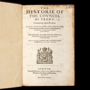 The historie of the Councel of Trent.