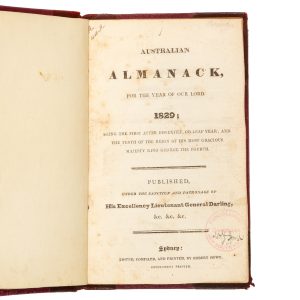 Australasian Pocket Almanack, for the Year of Our Lord 1829