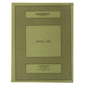 Tribal Art. Sotheby's, London, 24 March 1986.