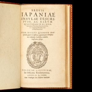 Brevis Iapaniae insulae descriptio,