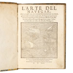 L'arte del navegar, in laqual si contengono le regole, dechiarationi, secreti, & avisi, alla bona navegation necessarij.