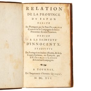 Relation de la province du Japon,