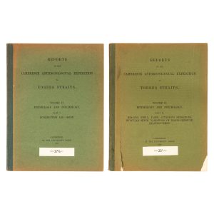 Reports of the Cambridge Anthropological Expedition to Torres Straits. Volume II. Physiology and Psychology. Parts I & II. (In the original wrappers)