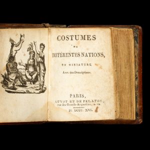 [COOK] Costumes de différentes nations, en miniature. Avec des descriptions.