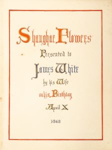 "Shanghae Flowers" (painted 1845 - 1847)