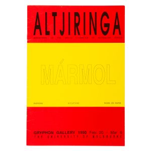 Ignacio Marmol. Altijiringa. Reflections on the spatial character of Australian colour.