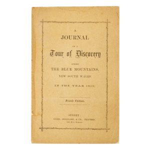 A journal of a tour of discovery across the Blue Mountains, in New South Wales, in the year 1813.