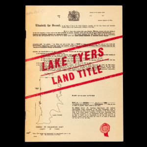 Lake Tyers land title.
