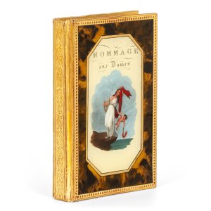 ­[REVERSE-GLASS BINDING]. Hommage aux dames.