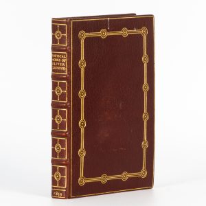 The poetical works of Oliver Goldsmith (in a fine Sutherland binding by Bagguley)