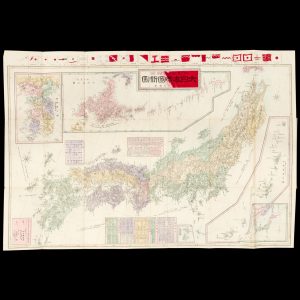 The map and chart of Japan