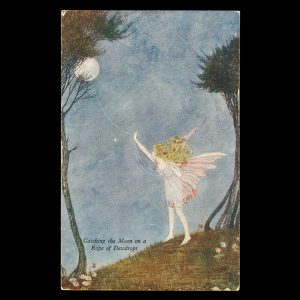 Catching the moon on a rope of dewdrops