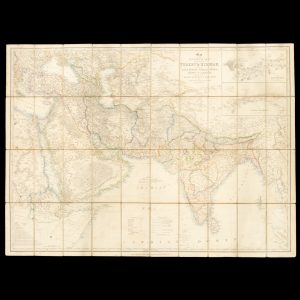 Map of the countries lying between Turkey & Birmah, comprising Asia Minor, Persia, India, Egypt & Arabia, and including the Black, Caspian & Red Seas
