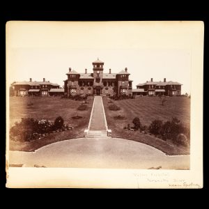 Front view of the Thomas Walker Convalescent Hospital, Concord West, Sydney, c.1893.