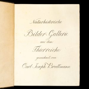 Naturhistorische Bilder-Gallerie aus dem Thierreiche