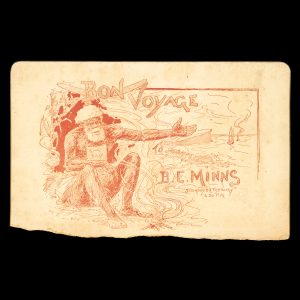 [SYDNEY] Bon Voyage to B. E. Minns. Saturday 23 February [1895], 6.30 p.m.