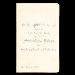 [SYDNEY] Picnic given by The Catholic Laity to the Archbishops, Bishops, and Ecclesiastical Dignitaries. 25th January, 1888 ... Concord, Parramatta River.