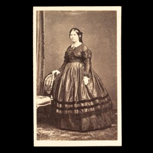 Portrait of the photographer's wife, Elizabeth Glaister. Sydney, c. 1865.