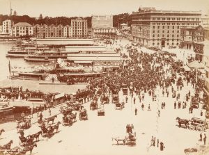Circular Quay on a holiday. Sydney, c.1895