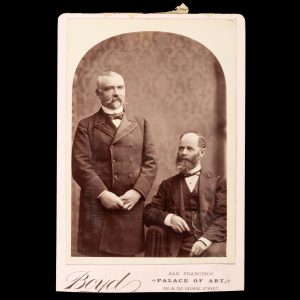 Portrait of J. J. Casey and another gentleman. Sydney, 1882.