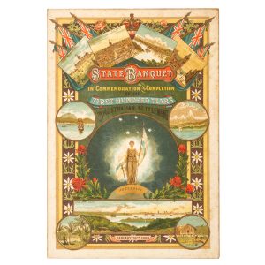 [SYDNEY] State Banquet in commemoration of the completion of the First Hundred Years of Australian Settlement. January 26th 1888.