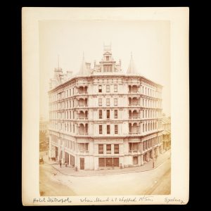The Hotel Metropole, Sydney, c.1890.