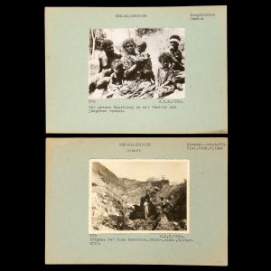 [NEW CALEDONIA] Archive of original photographs taken by a German geologist, documenting mining, interactions with indigenous people, and the landscape in New Caledonia's North Province, 1930-31.