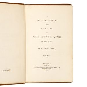 A practical treatise on the cultivation of the grape vine on open walls.