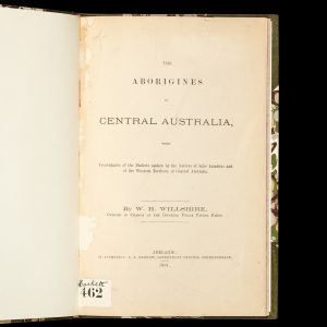 The aborigines of Central Australia