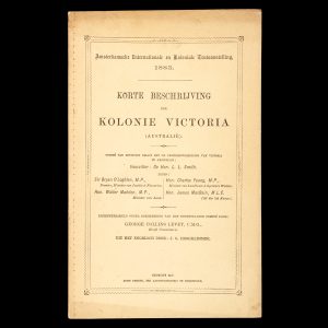 Colony of Victoria at the Amsterdam International and Colonial Exhibition, 1883 (Dutch)