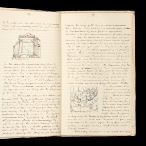Kenneth Jack's holograph manuscript copy of Aaron Berkman's book on art theory 'Art and Space'
