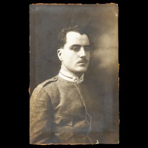 Studio portrait of Gastone Lurini, brother of Futurist artist Marisa Mori, c.1915.