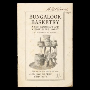 Bungalook basketry and rafia hats.