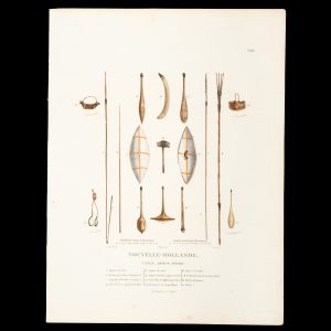Nouvelle-Hollande. Vases, Armes, Pêche.