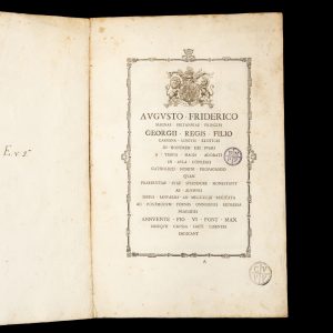 Augusto Friderico, magnae Britanniae principi, Georgii Regis filio, Carmina linguis exoticis in honorem Dei pueri a tribus magis adorati ...