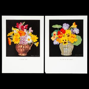 Two vintage colour prints by Hall Thorpe