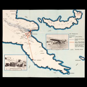 [NEW GUINEA; GOLD; AVIATION] Guinea Airways Limited : save time by flying to the goldfields.