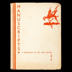 Manuscripts : a miscellany of art and letters : no. 9. May 1934.